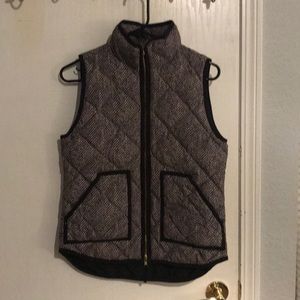 J Crew Herringbone Vest